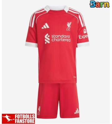Liverpool Hemmatröja Barn 2025-26 Kortärmad (+ Korta byxor)